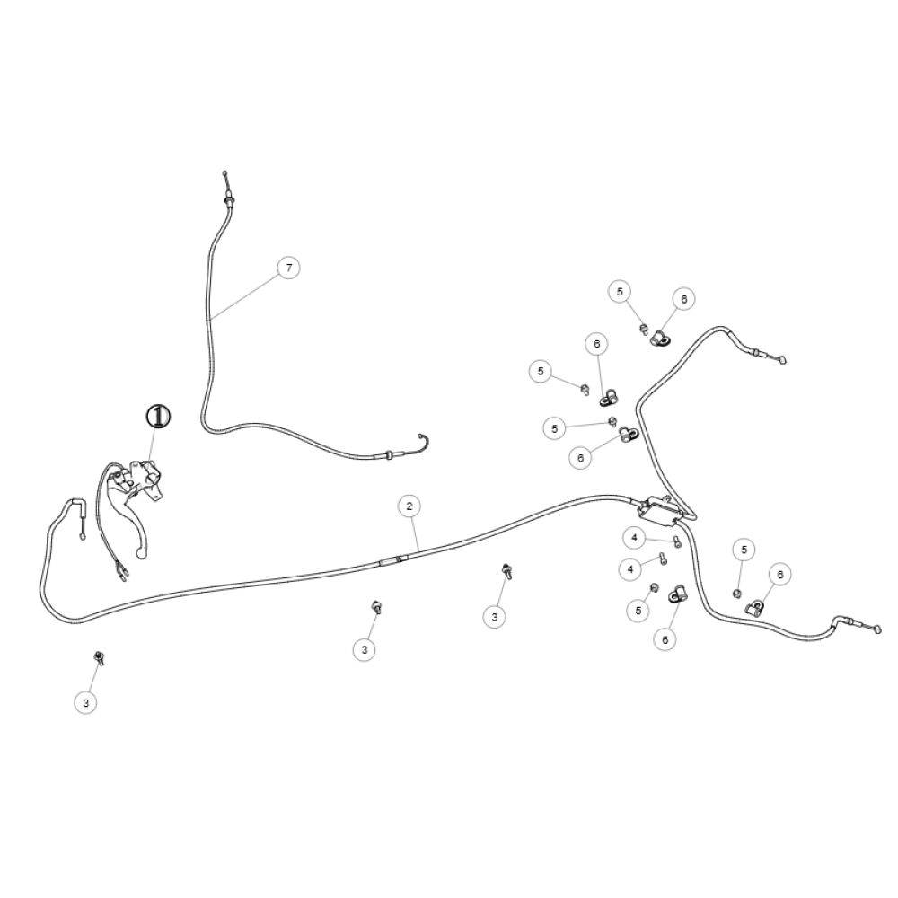 Важіль ручного гальма ATV SEGWAY SNARLER AT5L