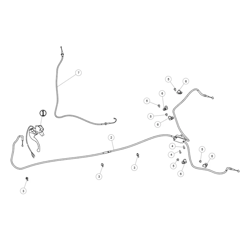 Важіль ручного гальма ATV SEGWAY SNARLER AT5L