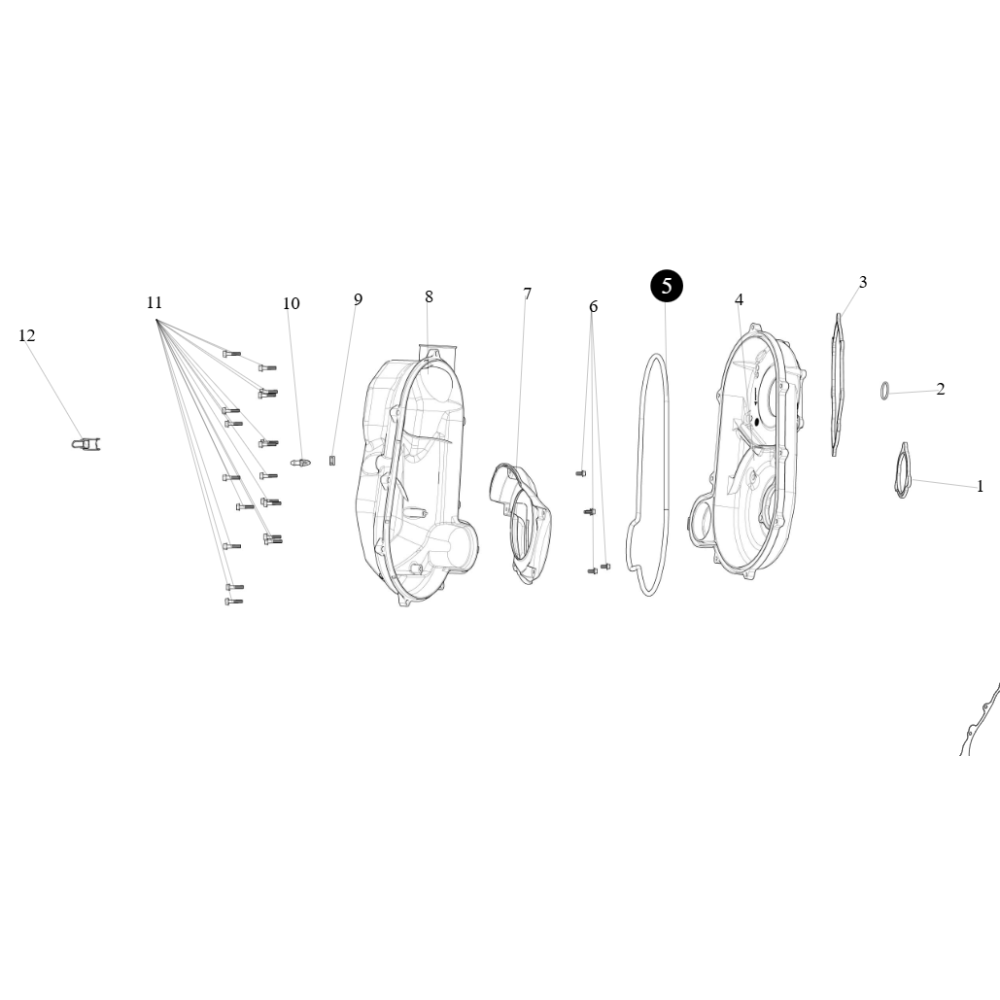 Ущільнююче кільце кришки варіатора ATV SEGWAY SNARLER AT6L (NEW)