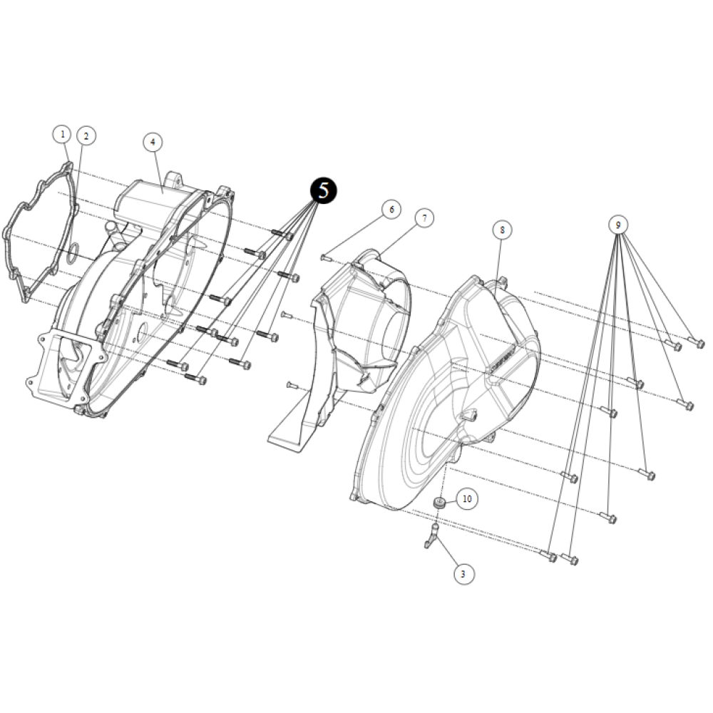 Болт кришки варіатора M6*28 ATV SEGWAY SNARLER AT6L (NEW)