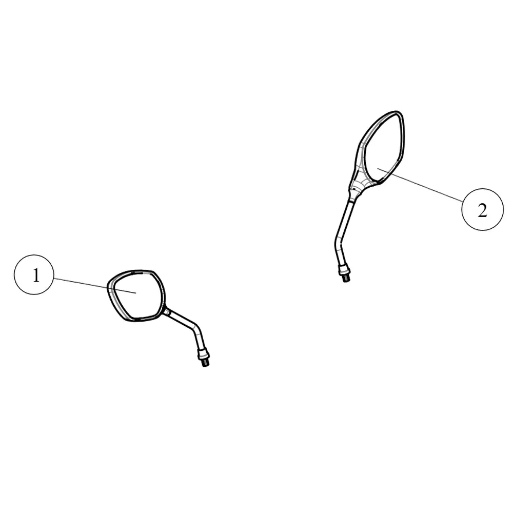 Дзеркала заднього виду (праве) ATV SEGWAY SNARLER AT5L