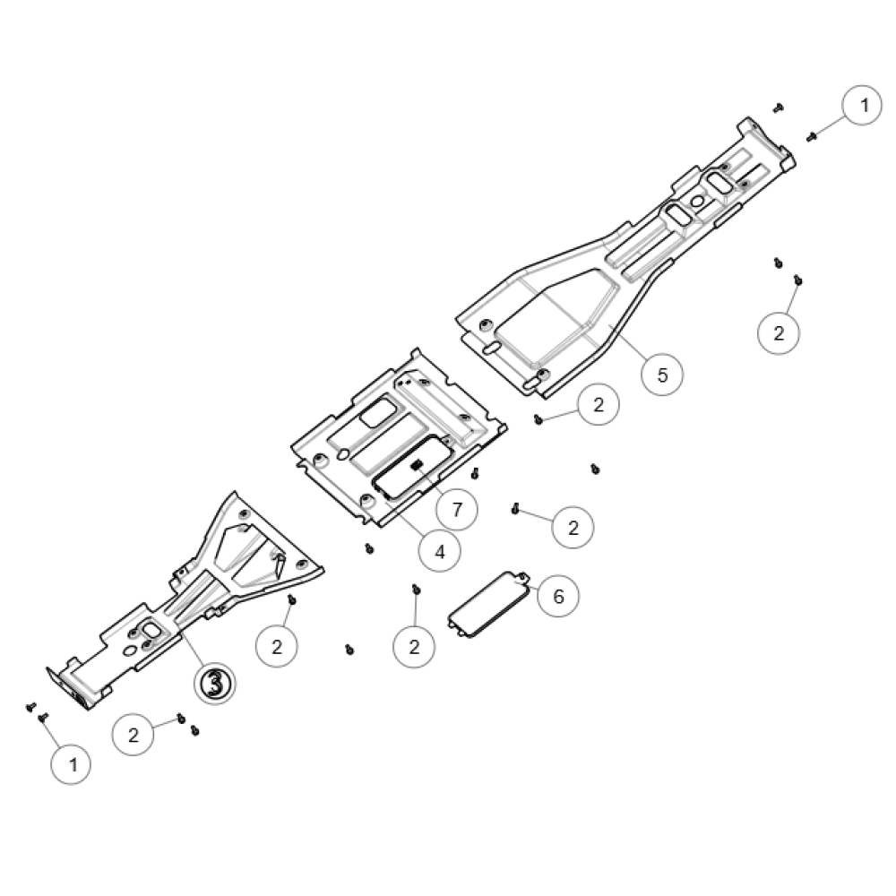 Захист рами (передня частина) ATV SEGWAY SNARLER AT5L