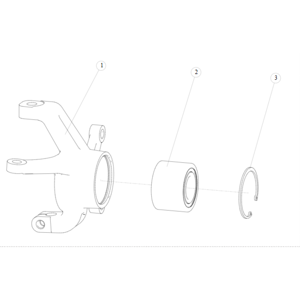 Підшипник ступиці (перед/зад) DAC3006342-2ZC1, SEGWAY SNARLER AT6L 30x63x42