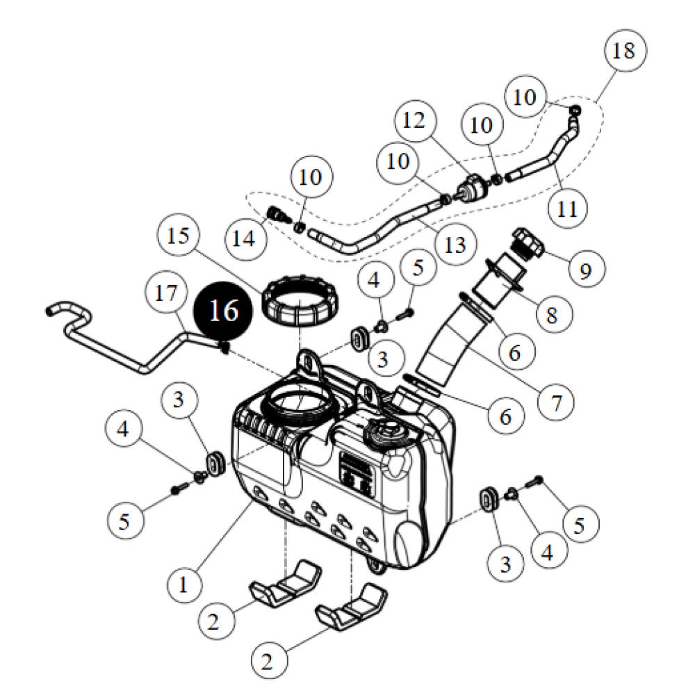 Хомут ATV SEGWAY SNARLER AT6L (NEW)