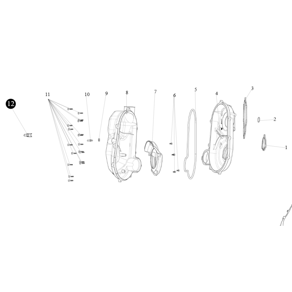 Гачок кришки варіатора ATV SEGWAY SNARLER AT6L (NEW)