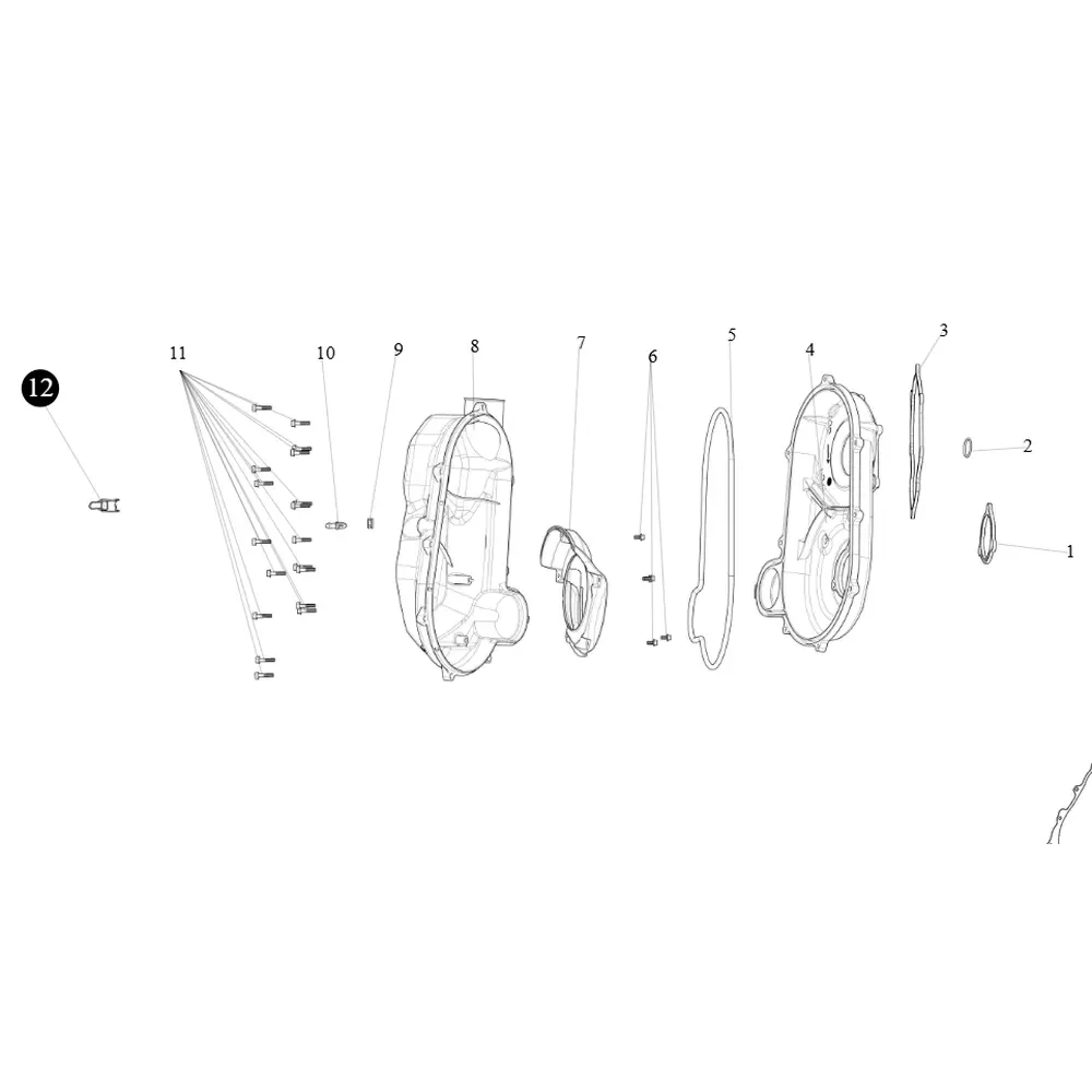 Гачок кришки варіатора ATV SEGWAY SNARLER AT6L (NEW)