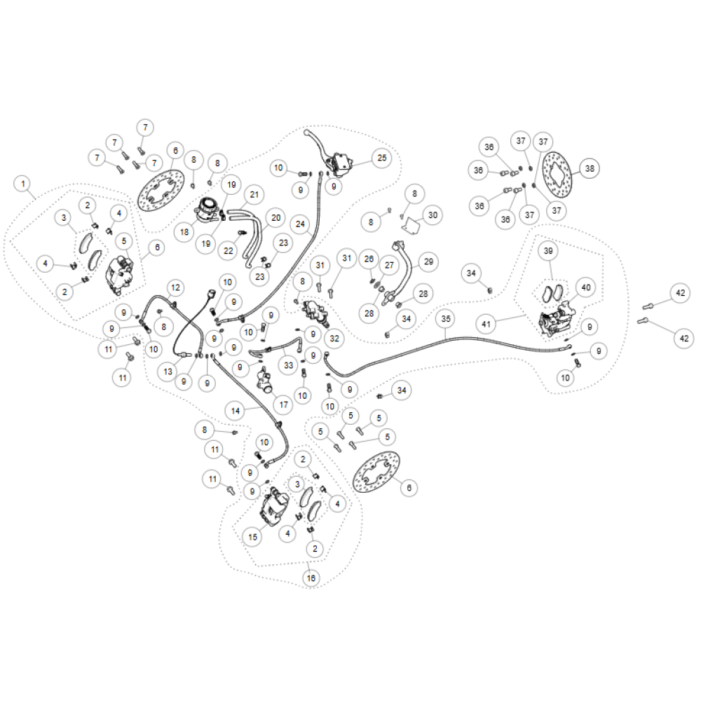 Датчик гальма гідравлічний ATV SEGWAY SNARLER AT5L