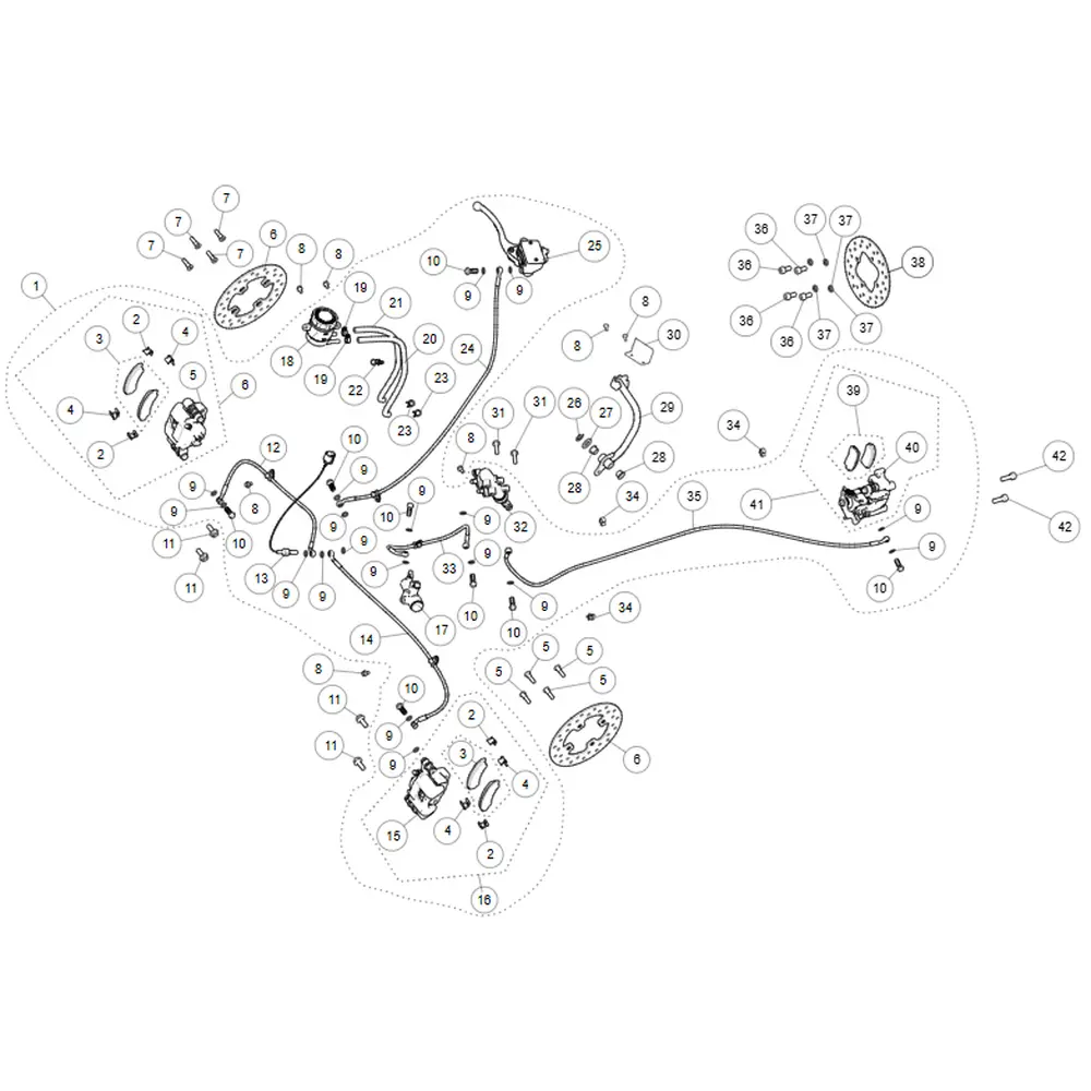 Датчик гальма гідравлічний ATV SEGWAY SNARLER AT5L