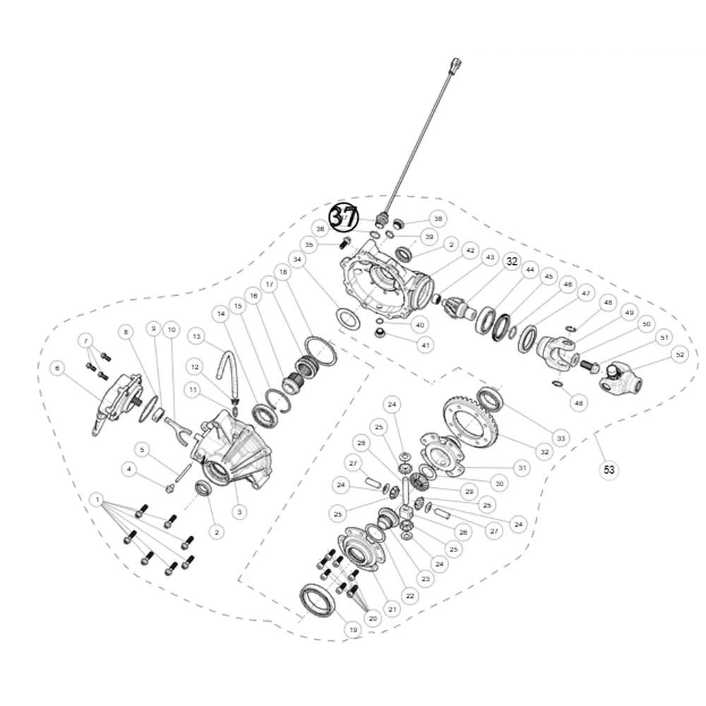 Привід спідометра ATV SEGWAY SNARLER AT5L/AT6L
