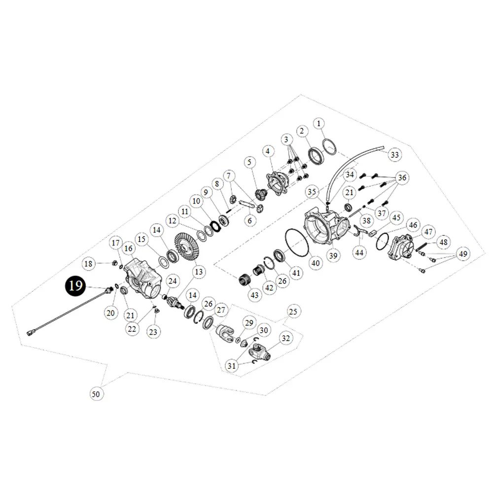 Привід спідометра ATV SEGWAY SNARLER AT5L/AT6L