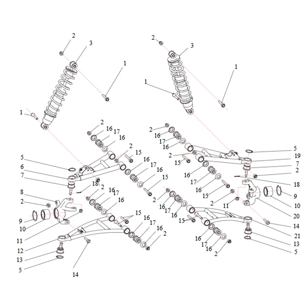 Поворотний кулак переднього колеса (правий) ATV SEGWAY SNARLER AT5L
