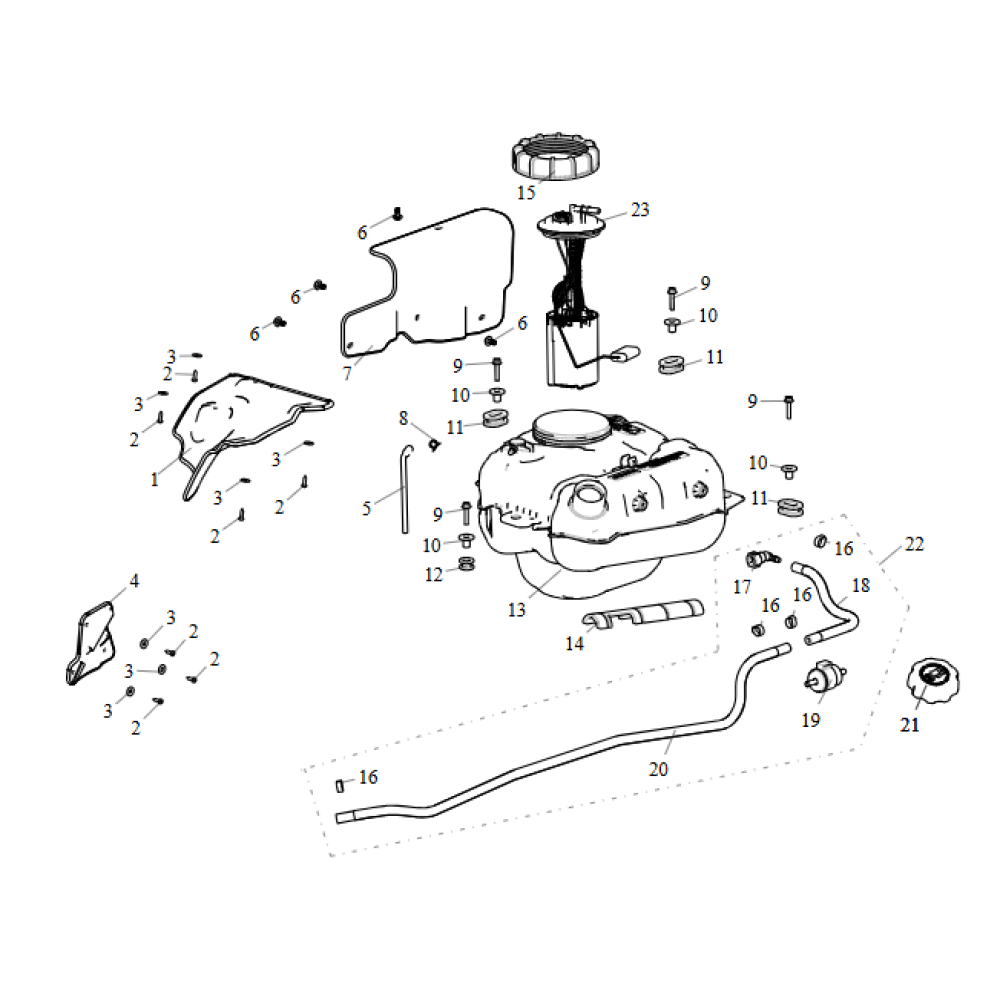 Насос паливний ATV SEGWAY SNARLER AT5L