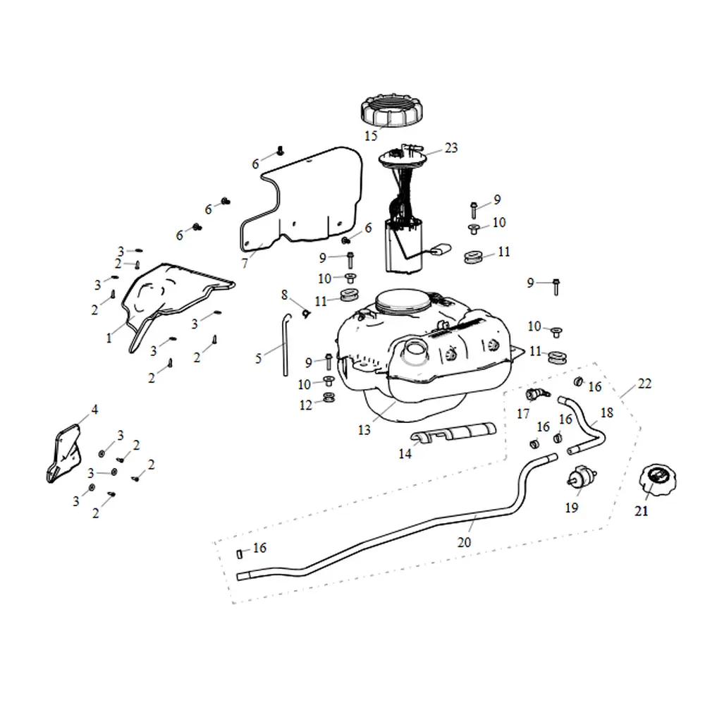 Насос паливний ATV SEGWAY SNARLER AT5L
