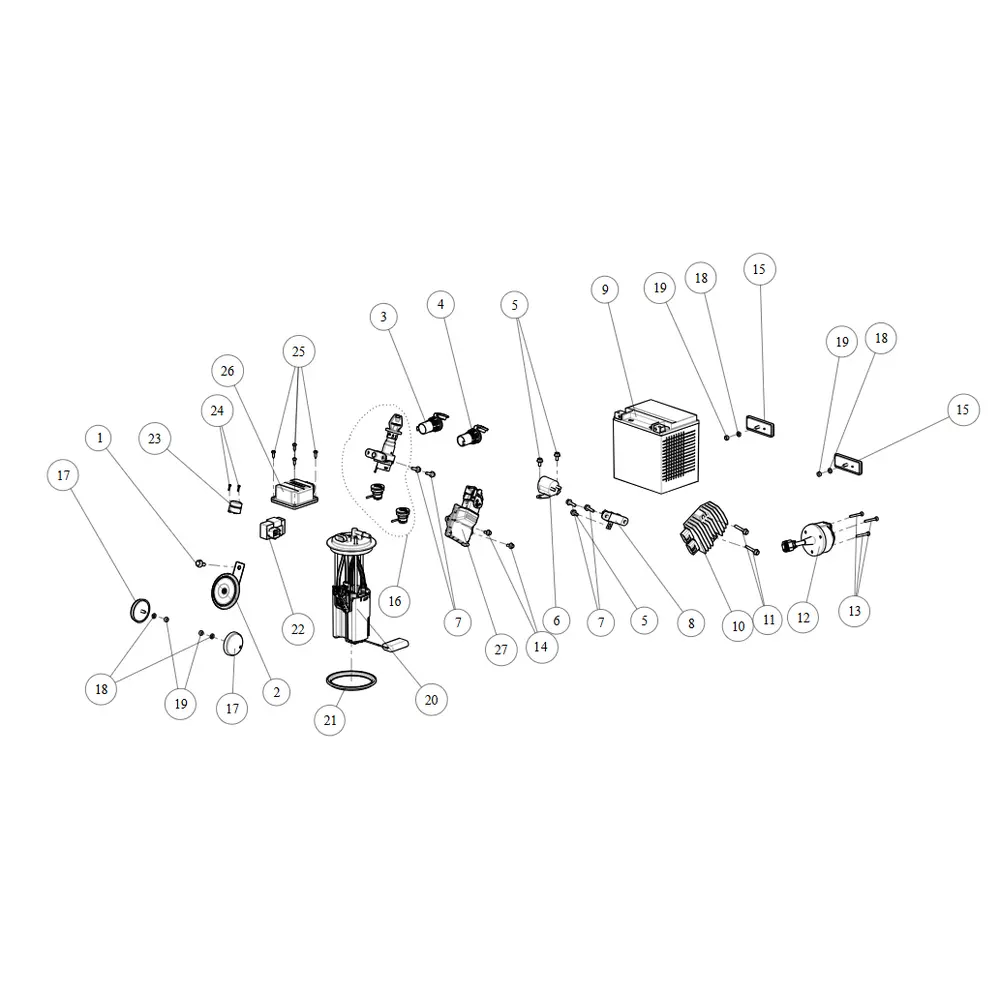 Замок запалювання (комплект) ATV SEGWAY SNARLER AT6