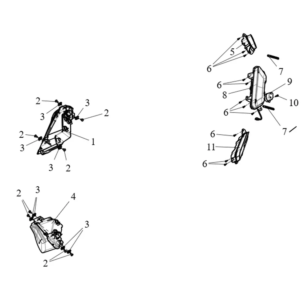 Фара (права) ATV SEGWAY SNARLER AT5L