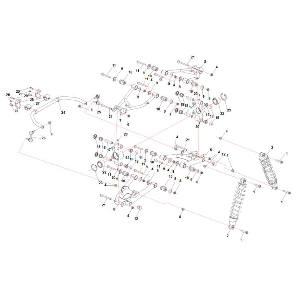 Втулка стабілізатора ATV SEGWAY SNARLER AT5L