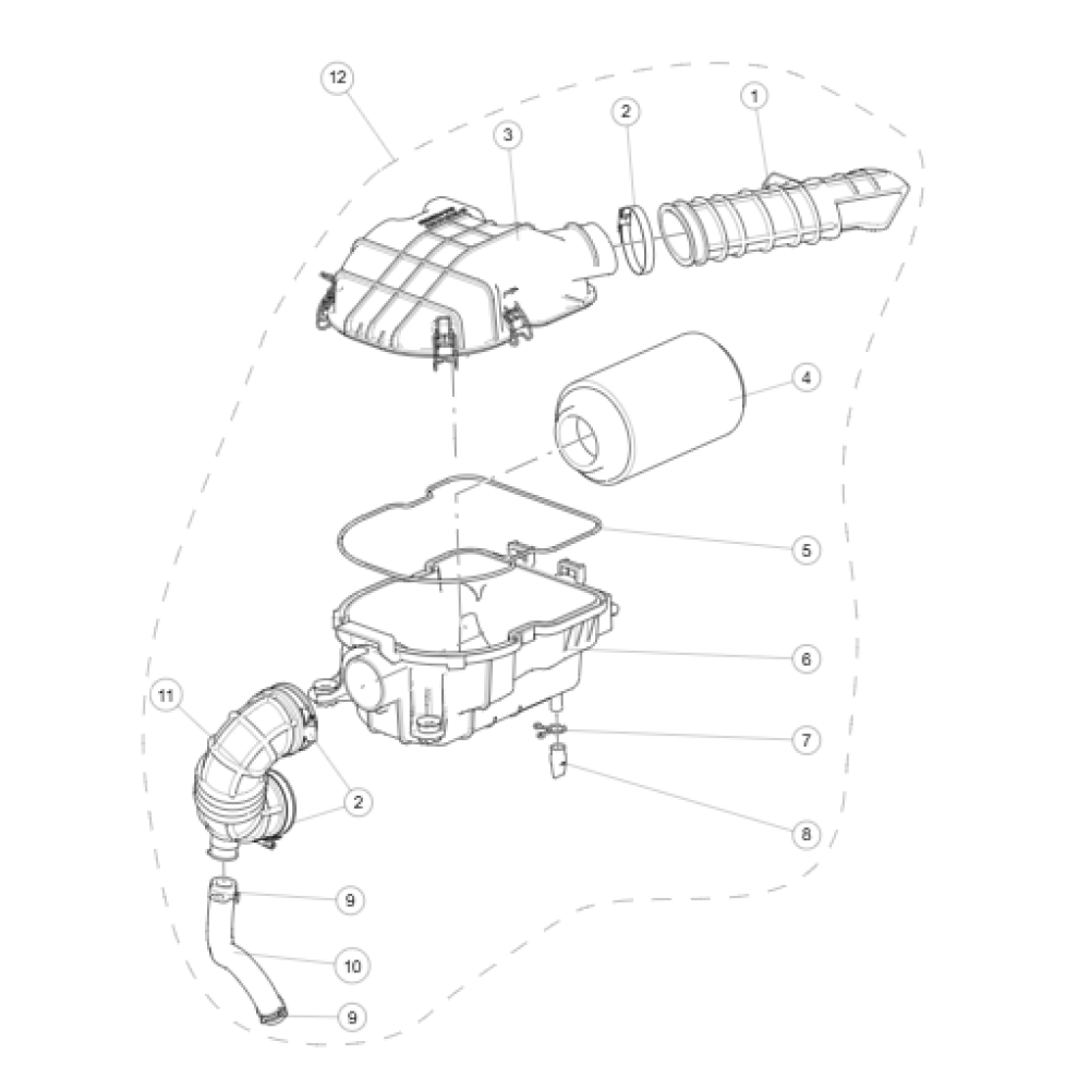 Фільтр повітряний (елемент) ATV SEGWAY SNARLER AT5L