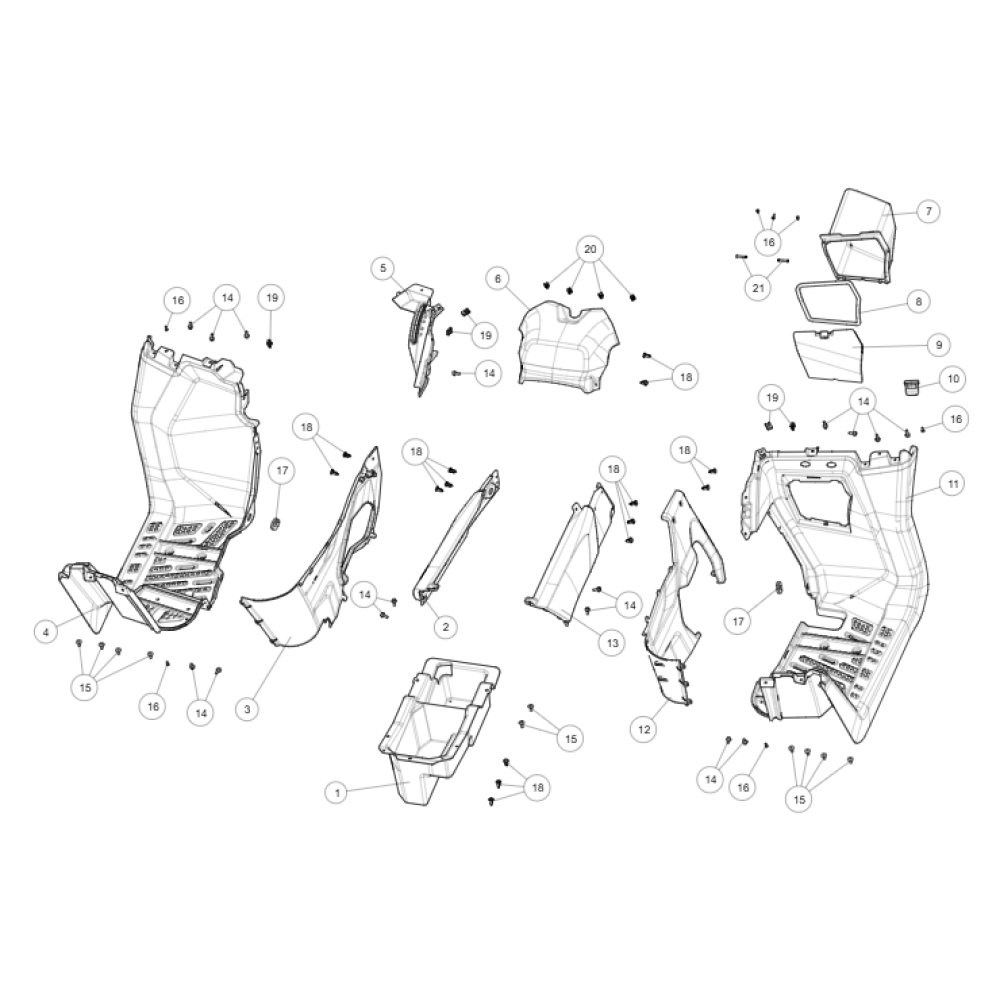 Застібка кришки бардачка ATV SEGWAY SNARLER AT5L Застібка кришки бардачка ATV SEGWAY SNARLER AT5L