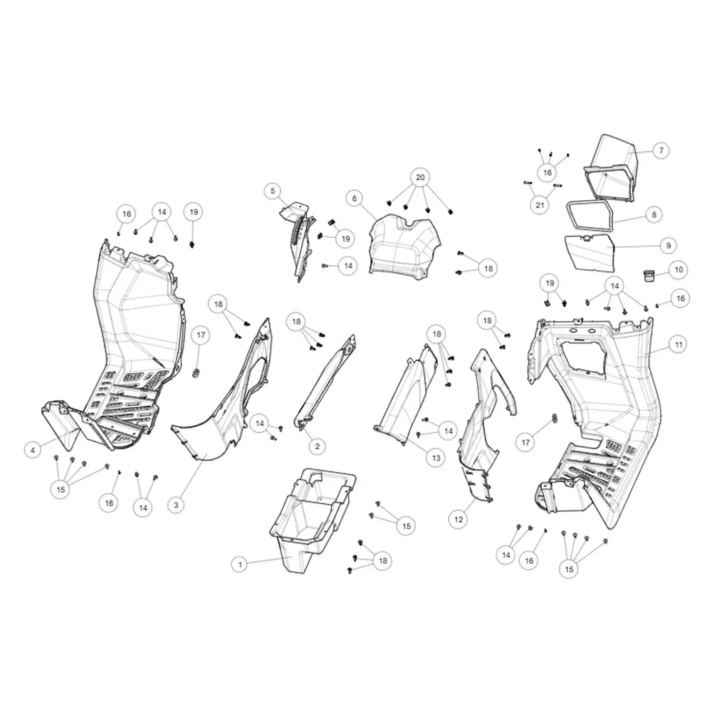Застібка кришки бардачка ATV SEGWAY SNARLER AT5L