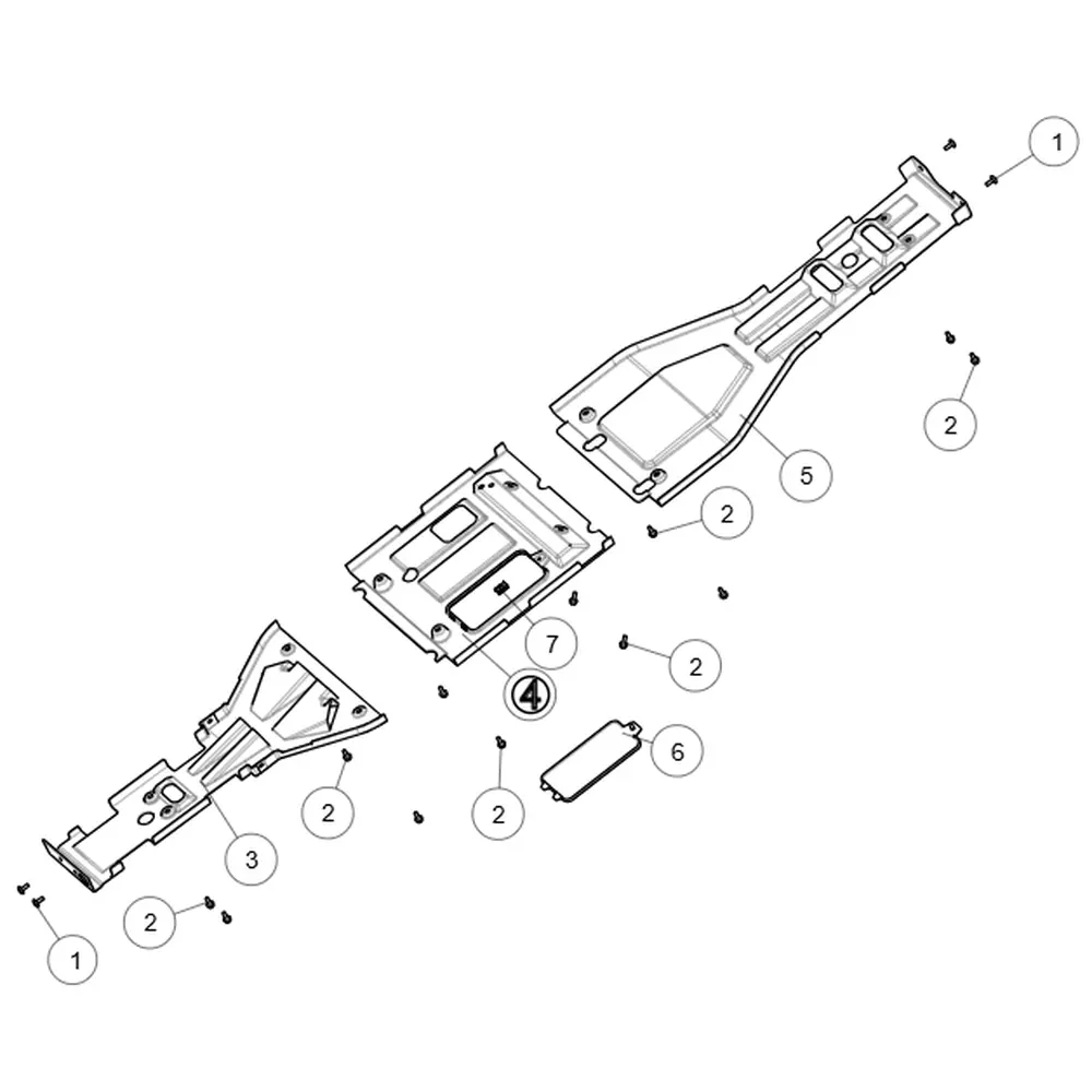 Захист рами (середня частина) ATV SEGWAY SNARLER AT5L