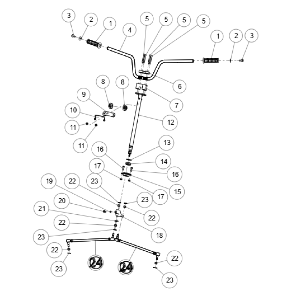 Рульова тяга ATV SEGWAY SNARLER AT5L