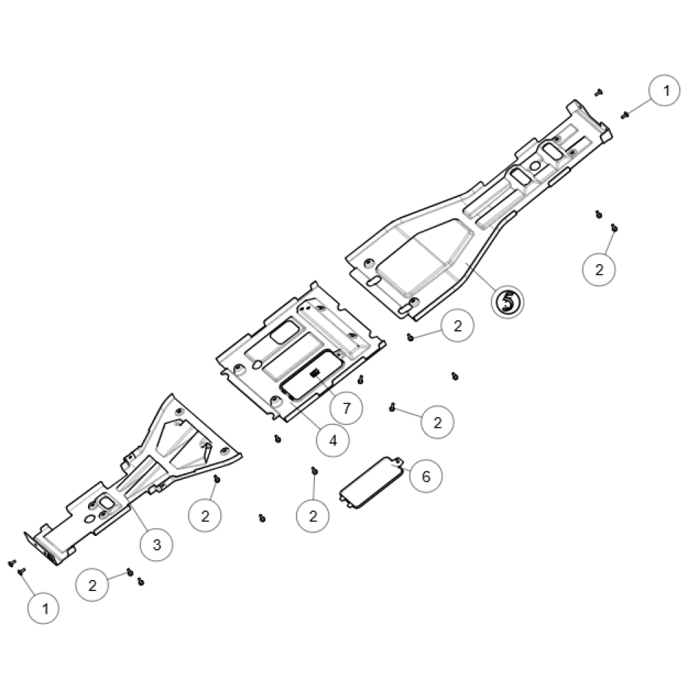 Захист рами (задня частина) ATV SEGWAY SNARLER AT5L