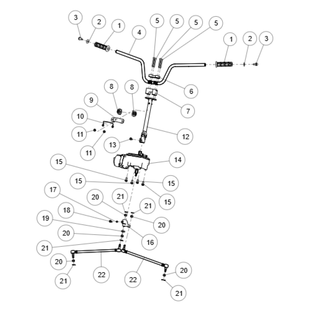 Сошка рульового валу ATV SEGWAY SNARLER AT5L/AT5L Сошка рульового валу ATV SEGWAY SNARLER AT5L/AT5L