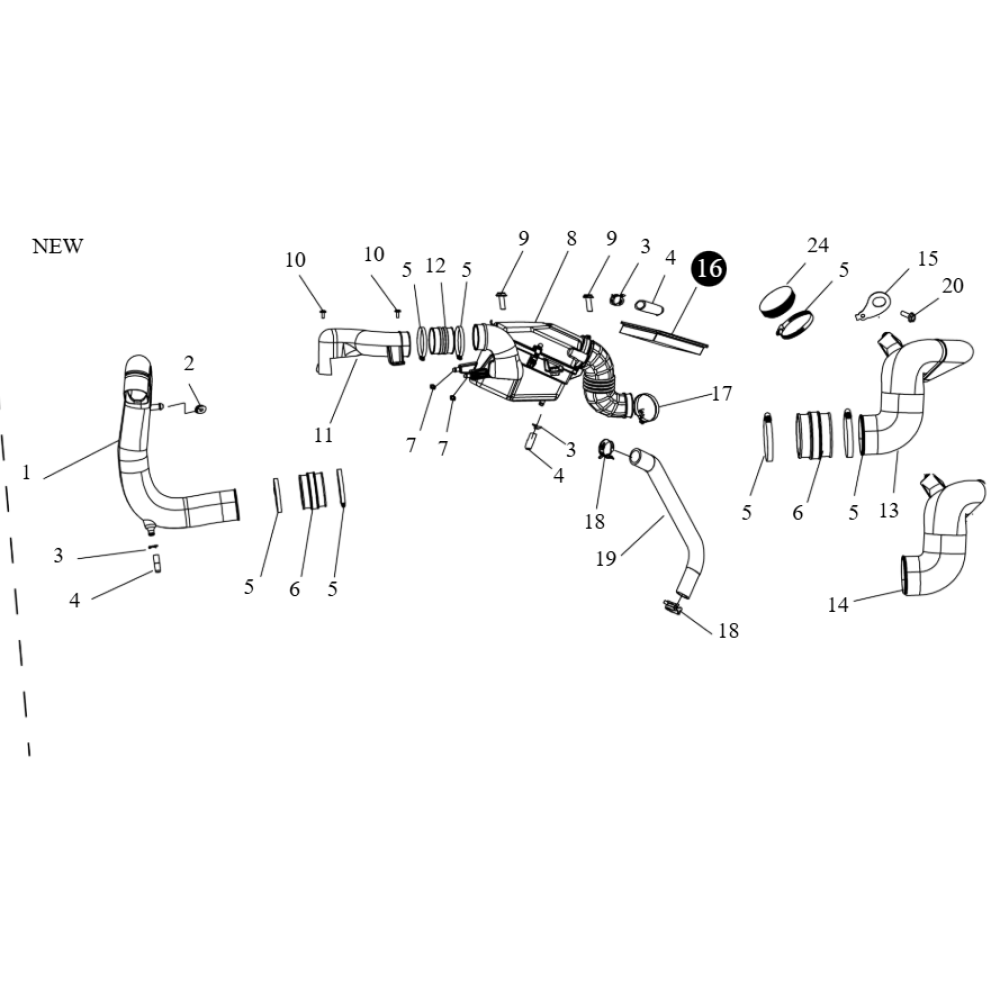 Фільтр повітряний (елемент) SEGWAY SNARLER 600 AT6L Фільтр повітряний (елемент) SEGWAY SNARLER 600 AT6L