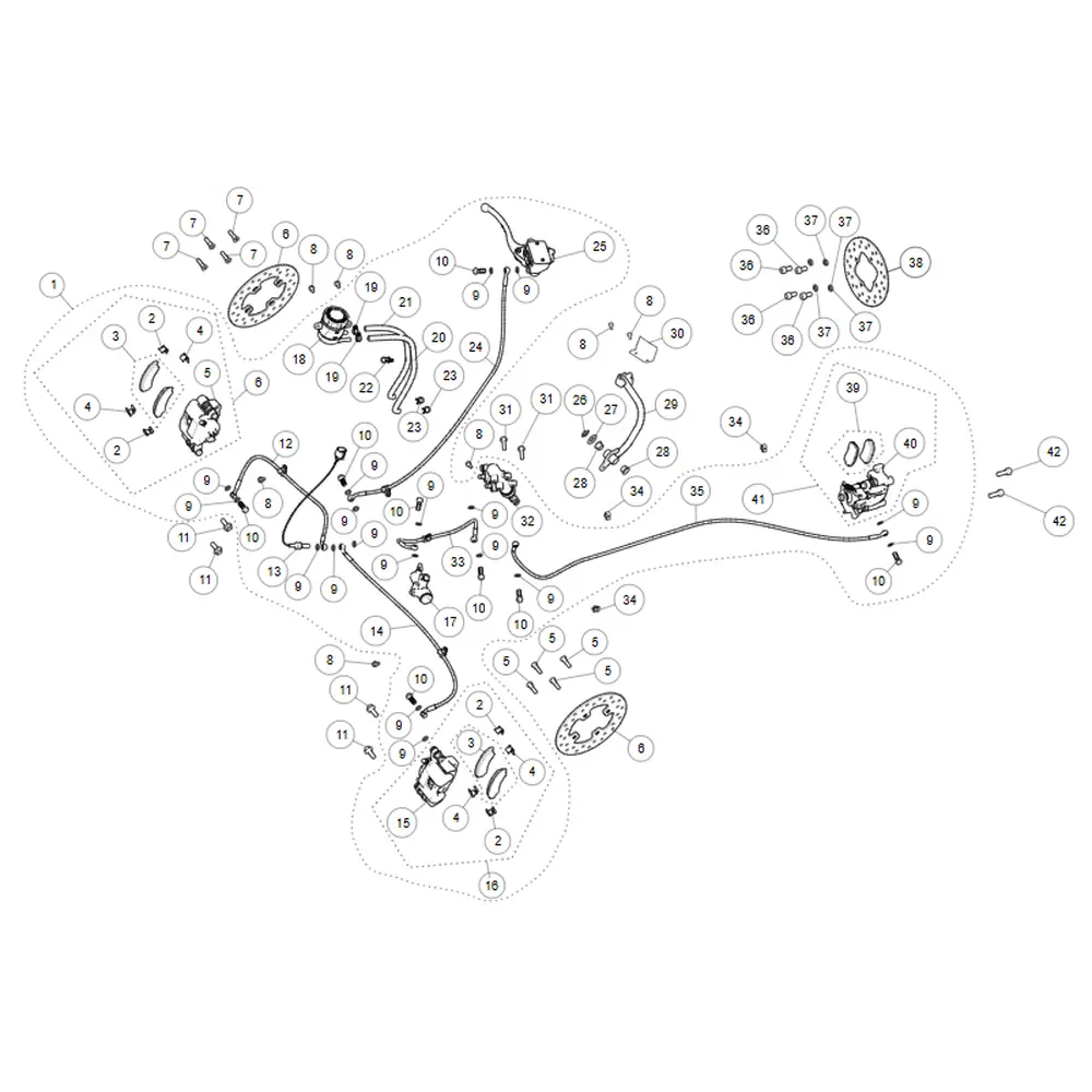 Колодки гальмівні (передні) ATV SEGWAY SNARLER AT5L