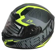 Шолом (інтеграл) Nenki FF-856, Matte Grey Yellow (L)