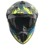 Шолом (мотард) Nenki MX-310, Bright Black Yellow (XL)