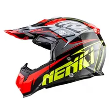 Шолом (кросовий) Nenki MX-315 Red/Yellow/Grey (L)