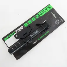 Насос велосипедний (алюм.корп.) (цил. 21х173 140PSI/8.3BAR) (мет.ручка)