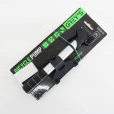 Насос велосипедний (алюм.корп.) (цил. 21х173 140PSI/8.3BAR) (ніпель,кріпл)