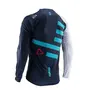 Джерсі Leatt бірюзовий з білим L