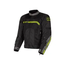 Мотокуртка Ridero YR GS-20201 (Чорний з лаймовим) 4XL