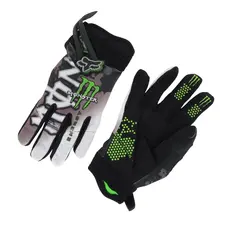 Рукавиці FOX Monster energy чорний з білим M