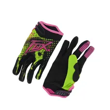 Рукавиці FOX (mod:3) чорний з зеленим L