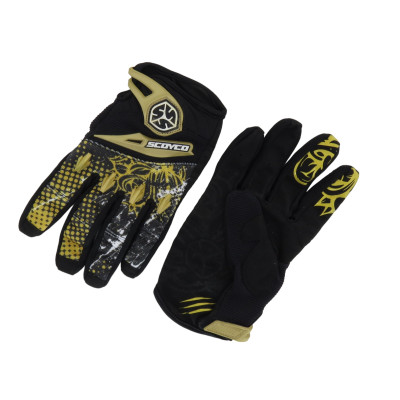 Рукавиці SCOYCO бежевий з чорним XL