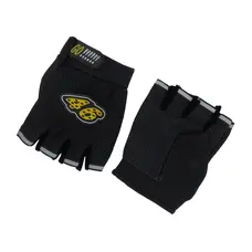 Рукавиці без пальців VR46 GO чорний XL