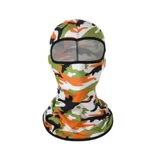Балаклава камуфляж помаранчевий