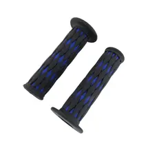 Ручки руля (л+п) (гріпси) SF619 чорний з синім Ручки руля (л+п) (гріпси) SF619 чорний з синім