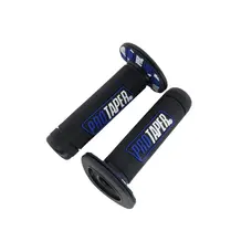 Ручки руля (л+п) (гріпси) PRO TAPER (mod:1) чорний з синім