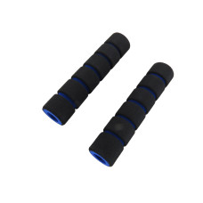 Гріпси важелів руля (л+п) KOMATCU (поролон) чорний з синім