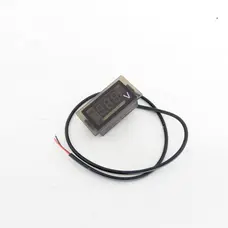 Вольтметр цифровий DC 12V "YOUYOU" (врізний, прямокутний, червоний)