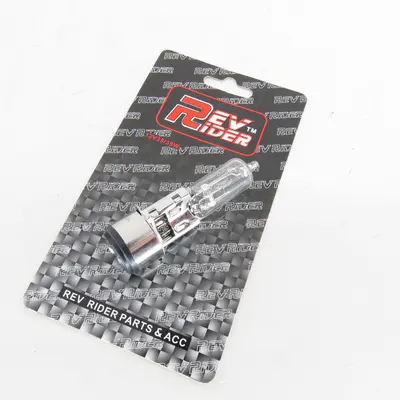 Лампа BA20D (2 вуса) 12V 35W/35W (біла) REV-RIDER (mod:B)