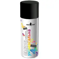 Емаль NEW TON універсальна 9005 чорний глянець аерозоль 400мл Емаль NEW TON універсальна 9005 чорний глянець аерозоль 400мл
