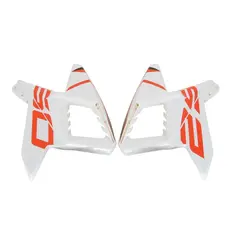 Пластик бака бічний передній (л+п) TEKKEN 250 (біло-помаранчевий)