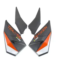 Пластик бічний центральний (л+п) TEKKEN 250 (біло-помаранчевий)