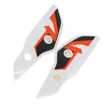 Захист передніх амортизаторів (л+п) TEKKEN 250 (біло-помаранчевий)